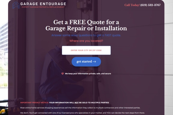 Garage Cost Estimator